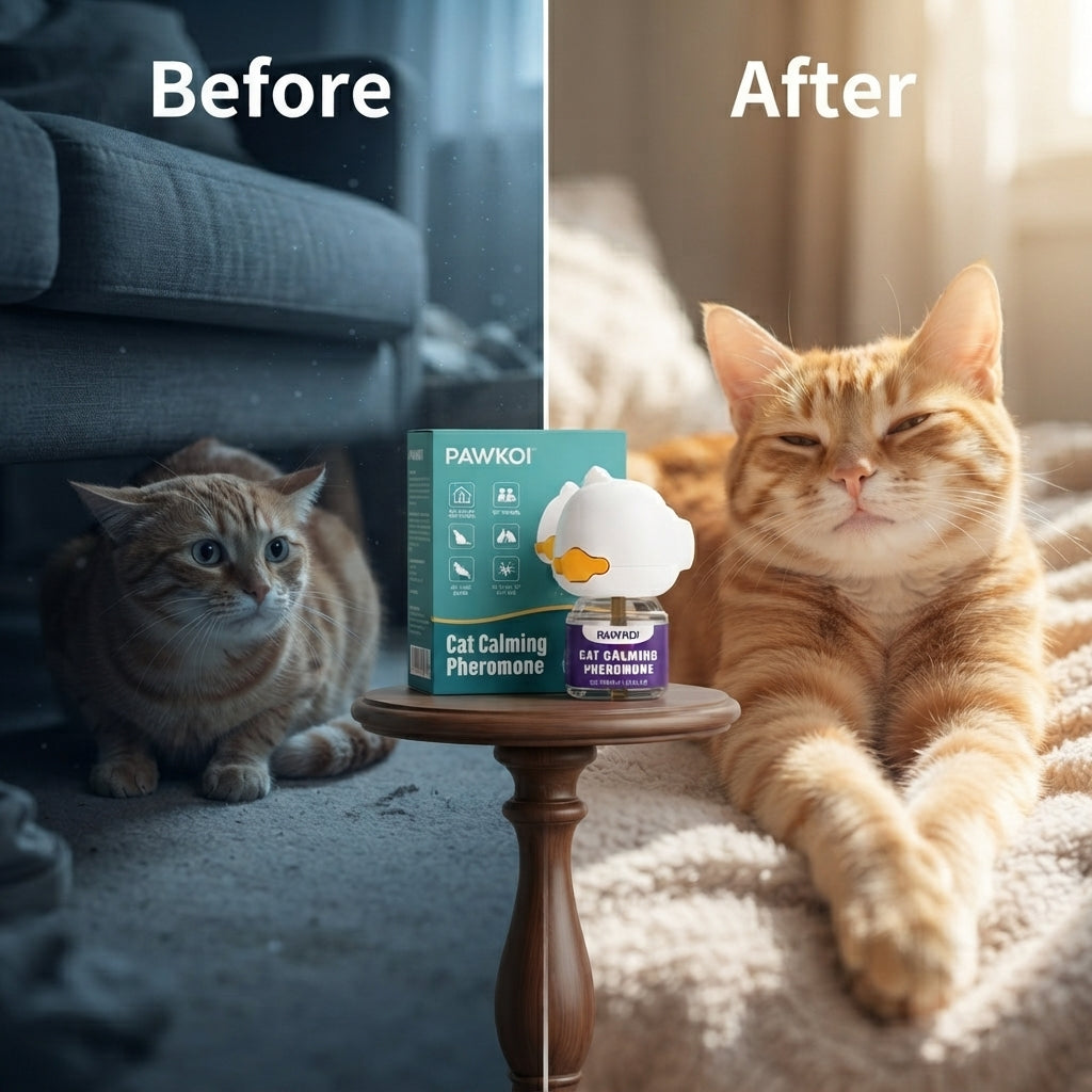 Pawkoi™ Cat Calming Pheromone Diffuser Pawkoi Pet Pawkoi Pet Pawkoi™ Cat Calming Pheromone Diffuser