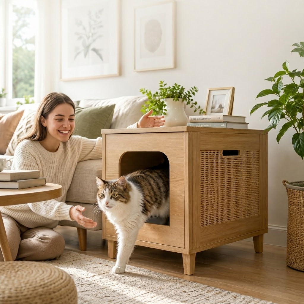 Hidden Litter Box Furniture: The Stylish Way to Keep Your Home Cat-Friendly and Fresh