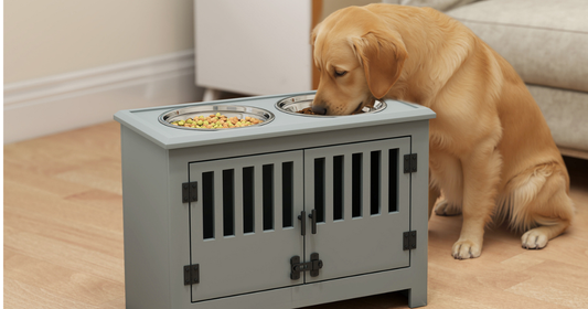 Elevated Dog Feeder with Storage: The Smart Solution for Messy, Uncomfortable Mealtimes