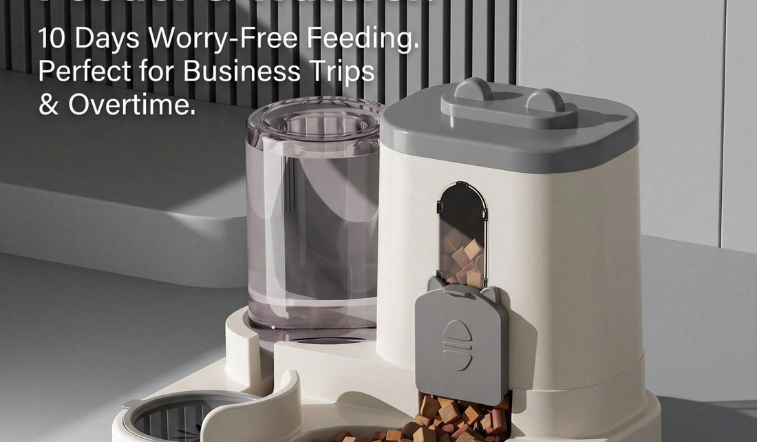 The Best 2-in-1 Automatic Pet Feeder & Waterer for Busy Pet Parents
