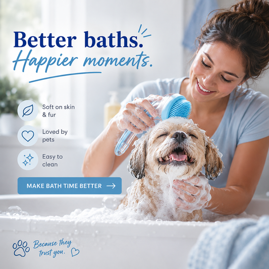 PawSpa™ All-in-One Pet Grooming Brush