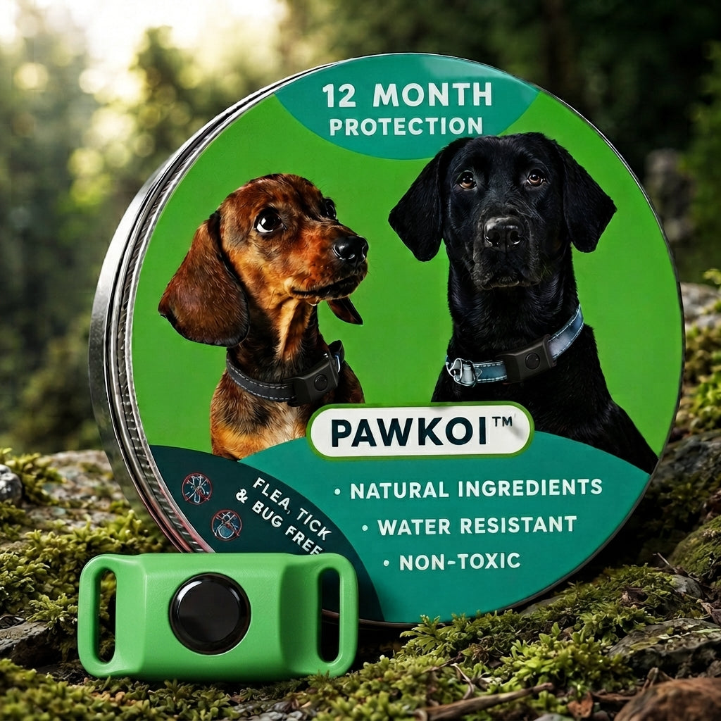 Pawkoi™ Flea & Tick Collar — 12 Month Lasting Protection Pawkoi Pet Pawkoi  Pet Pawkoi™ Flea & Tick Collar — 12 Month Lasting Protection