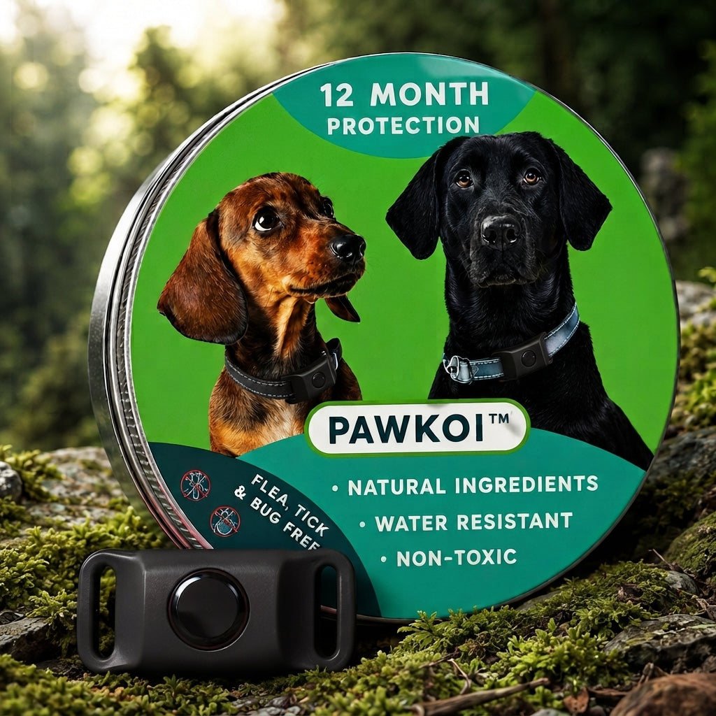 Pawkoi™ Flea & Tick Collar — 12 Month Lasting Protection Pawkoi Pet Pawkoi  Pet Pawkoi™ Flea & Tick Collar — 12 Month Lasting Protection