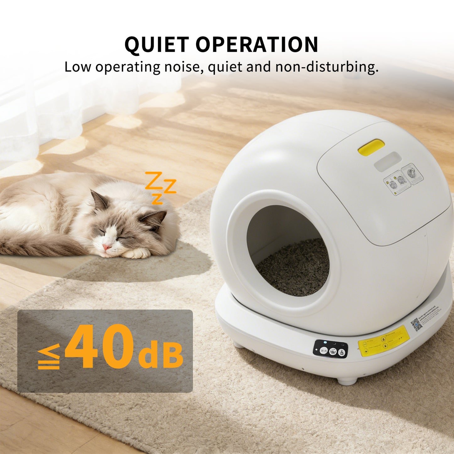 Premium automated cat toilet with digital usage records available in brown, grey, and pink