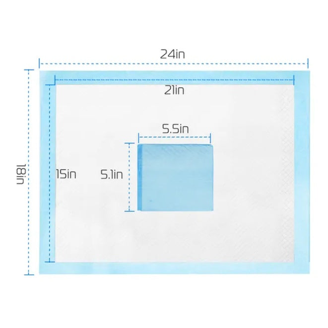 Super absorbent dog wee wee pads with 100 percent leak proof design for USA